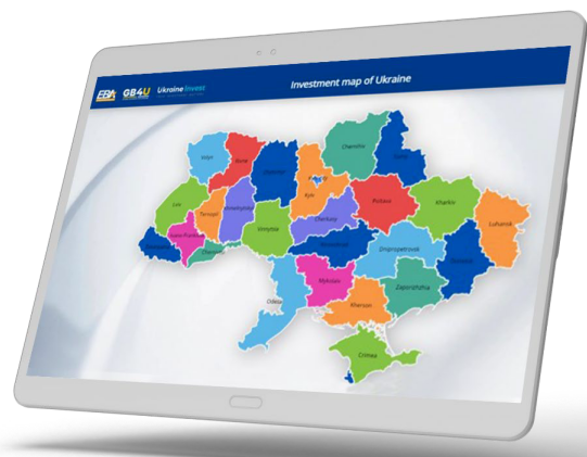 Investment Map of Ukraine
