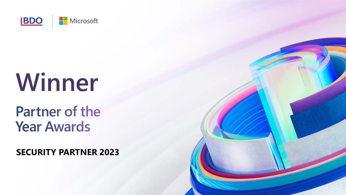 BDO Digital is recognized as the winner of the Microsoft Security ...