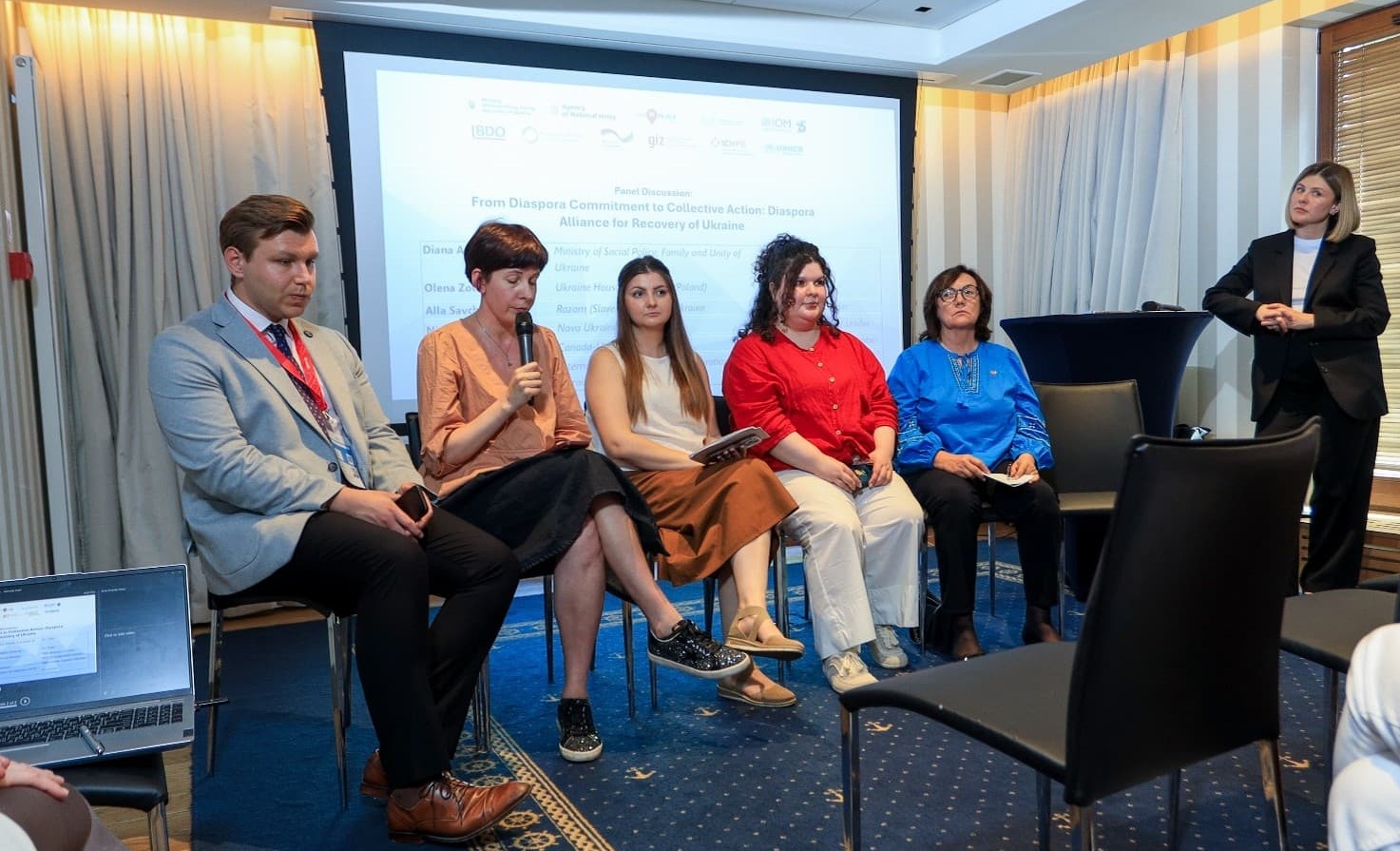 Panel Discussion on the Role of the Ukrainian Diaspora in Ukraine’s Recovery at URC 2026, Featuring BDO in Ukraine Participants in the panel discussion at the URC 2026 side event in Gdańsk discuss engaging the Ukrainian diaspora in Ukraine’s recovery, developing partnerships, investments, and the voluntary return of Ukrainians